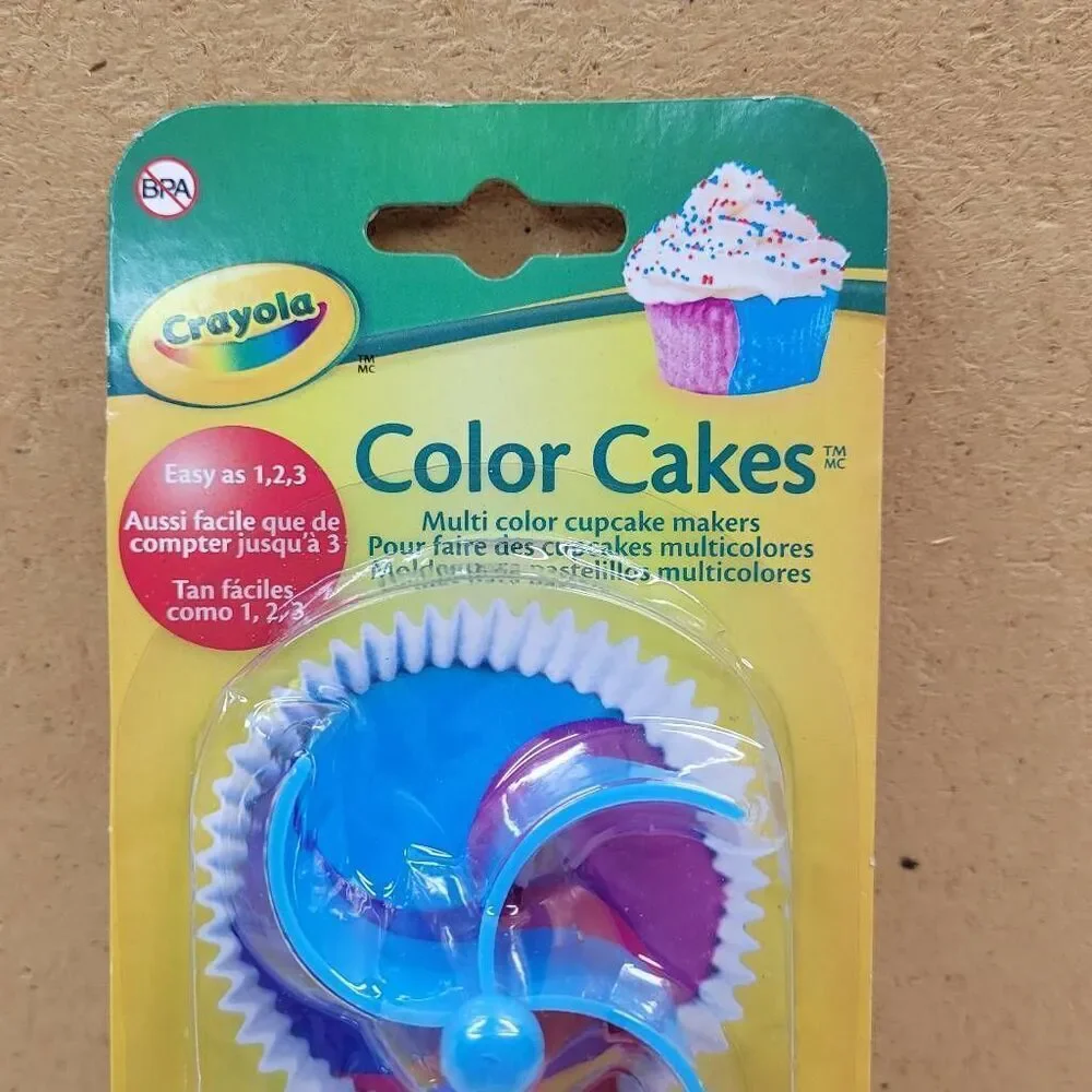 Crayola Color Cakes Cupcake Makers 2 Pack NIP P